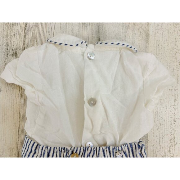 La Coqueta Baby Boys Set Romper Made in Spain Sz 6 M - Picture 6 of 10